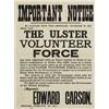 Image 1 : 1914: Ulster Volunteer Force Edward Carson poster