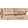 Image 1 : 1911: Tom Clarke hand written and signed cheque