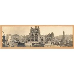 1916 Rising: O'Connell Street damage panorama