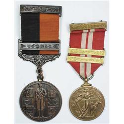 1919-1946: 1919-21 War of Independence Medal with Comrac bar and 1939-46 Emergency Service Medal An 