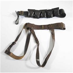 1922: Bandolier and Sam Browne belt