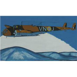 1939-1945: Allied and Nazi aircraft acrylic paintings collection