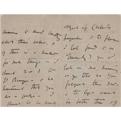 1908: Lady Augusta Gregory handwritten and signed letter