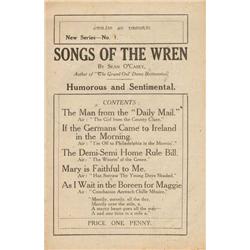 Sean O'Casey Songs of The Wren