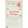 Image 1 : Rugby. 1928 (10 March) Rare Wales v Ireland programme