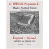 Image 1 : Rugby. 1931 (14 February) Rare England v Ireland programme
