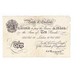 Bank of England Ten Pounds, 16 Octr. 1935