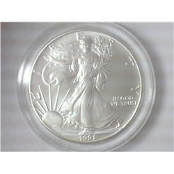 1991 AMERICAN SILVER EAGLE (UNC)