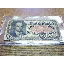 US 50 CENT FRACTIONAL CURRENCY