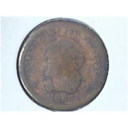 1853 CIVIL WAR TOKEN