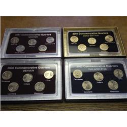 4-STATE QUARTER SETS (UNC)