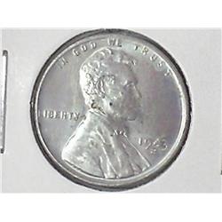1943-S LINCOLN STEEL CENT (UNC)