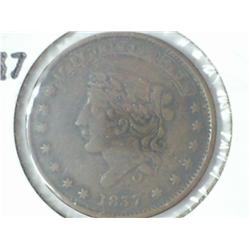 1837 HARD TIMES TOKEN HT-239 CENTRE MARKET