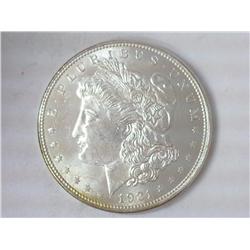 1921 MORGAN SILVER DOLLAR (UNC)