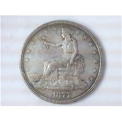 1877 TRADE DOLLAR (AU)
