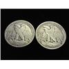 Image 2 : 1943 & 43-S WALKING LIBERTY HALF DOLLARS