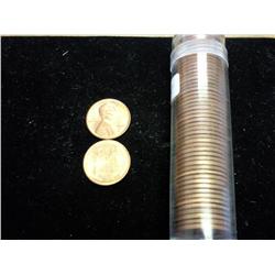 ROLL OF 1955 LINCOLN CENTS GEM UNC