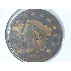 1833 US LARGE CENT
