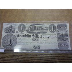 FRANKLIN SILK COMPANY $1 STATE OF OHIO OBSOLETE