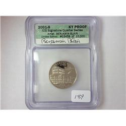 2001-S KENTUCKY QUARTER PROOF ICG