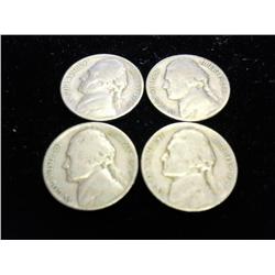 4-1939-D JEFFERSON NICKELS (SEMI-KEYS)