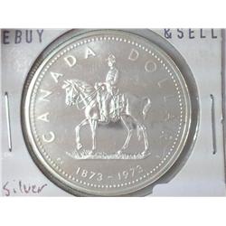 1973 CANADA SILVER DOLLAR (UNC)
