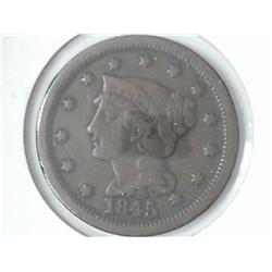 1845 US LARGE CENT