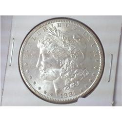 1881-S MORGAN SILVER DOLLAR (UNC)
