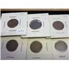 Image 1 : 1901, 02, 03, 05, 06 & 07 INDIAN HEAD CENTS