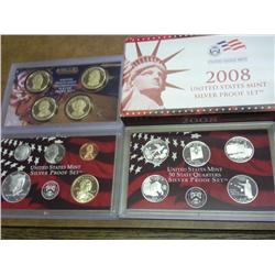 2008 US SILVER PROOF SET 14 PIECES