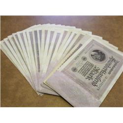 20-1923 GERMAN 100,000 MARK INFLATION NOTES