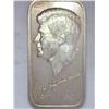 Image 1 : JOHN F. KENNEDY 1 OZ SILVER INGOT .999