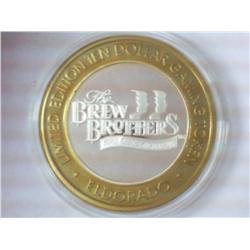 ELDORADO CASINO $10 SILVER TOKEN (UNC)