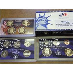 2007 US PROOF SET 14 PIECES