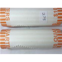 ROLLS OF 2001-P/D NORTH CAROLINA QUARTERS (UNC)