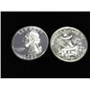 Image 1 : 2-1962 WASHINGTON SILVER QUARTERS PROOF