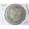 Image 1 : 1904-S MORGAN SILVER DOLLAR (BETTER DATE)