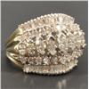 Image 1 : Sparkling 3 Carat DIAMOND RING - Diamond & 14 kt. Yello