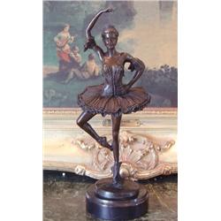 Stunning Bronze Sculpture Ballerina Dancer