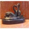 Image 2 : Beautiful Bronze Sculpture Two Swans