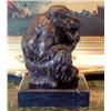 Image 2 : Stunning Bronze Sculpture Safari Primate Ape / Monk