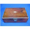 Image 3 : Beautiful 1840s MAHOGANY INLAID SEWING BOX COMPARTMENTS