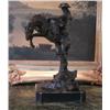 Image 2 : Gorgeous Bronze Sculpture Cowboy and Rearing Horse