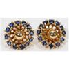 Image 1 : 14KT GOLD AND BLUE SAPPHIRE JACKETS