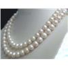 Image 1 : ELEGANT AAA+ 9-10MM AKOYA WHITE PEARL NECKLACE 35in