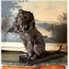 Image 3 : ENORMOUS 50LB Bronze Lion with Blowing Mane