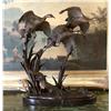 Image 1 : Fantastic Bronze Sculpture Three Flying Ducks