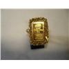 Image 1 : 10K Gold Ring with 1g Credit Swiss 24K Gold Ingot