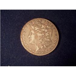 1893-O Silver Morgan Dollar VF