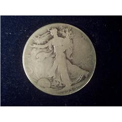 1938-D Silver Half Dollar VF